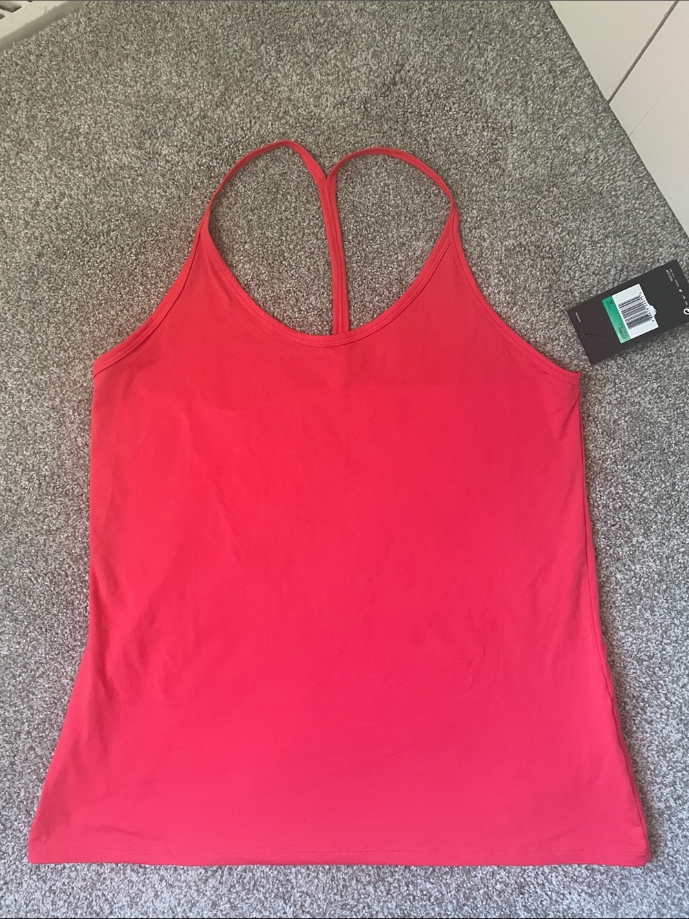 NWT Nike Women's Training Dri-fit Pink Strappy Y-Back Tank Sz XL